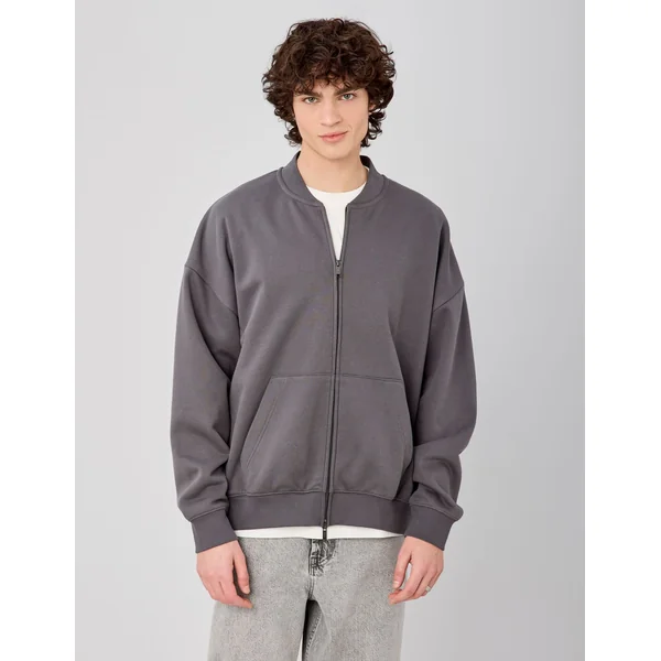 Bomber double ouverture Gris clair