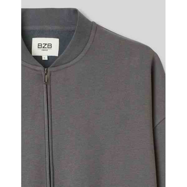 Bomber double ouverture Gris clair