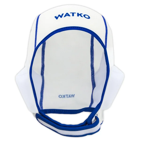 Bonnet water polo junior easyplay à scratch blanc