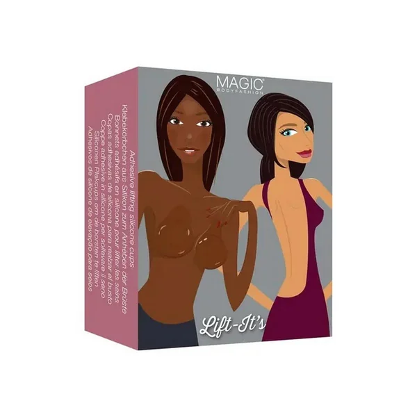 Bonnets en silicone adhésif Lift It's Magic Bodyfashion transparent Magic Body Fashion
