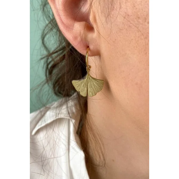 Boucles d’oreilles Bohème Ginkgo