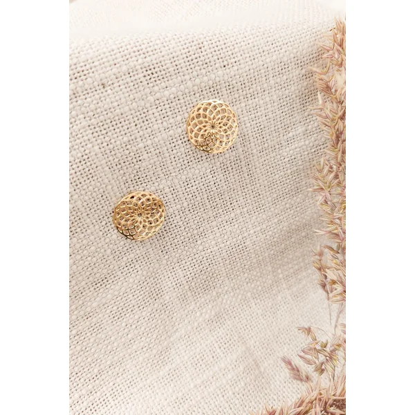 Boucles d’oreilles Rosace Bohème