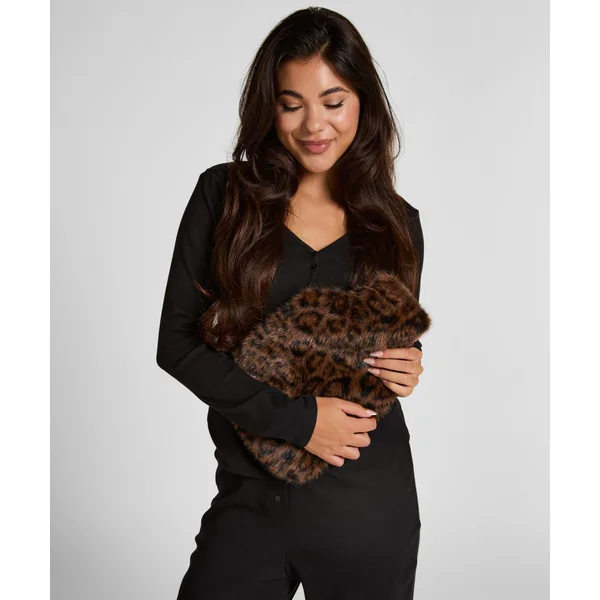 Bouillotte d'eau chaude Leopard - Noir
