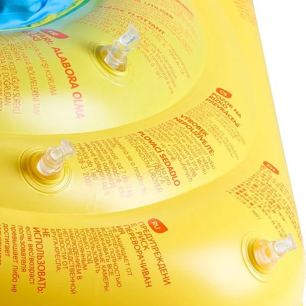 Bouée siège de piscine avec poignées Bébé 7-11kg - jaune