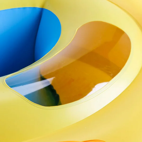 Bouée siège de piscine avec poignées Bébé 7-11kg - jaune