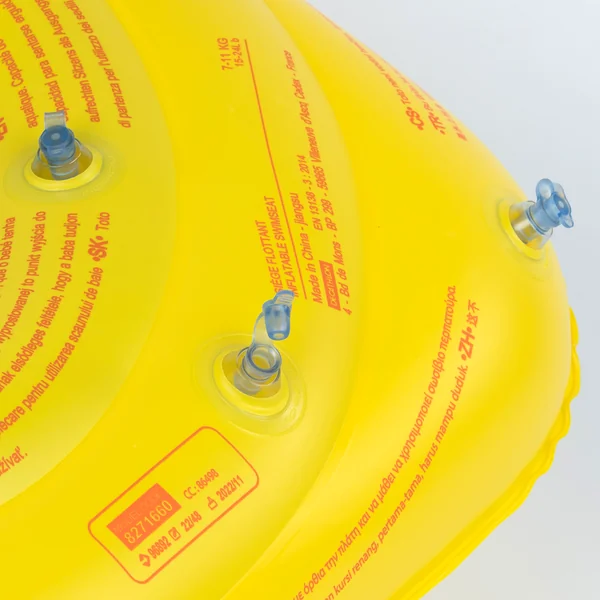 Bouée siège de piscine avec poignées Bébé 7-11kg - jaune