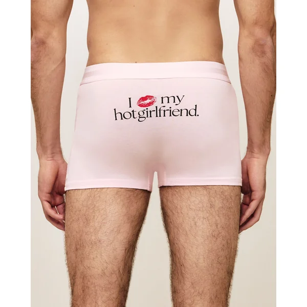 Boxer en coton "I love my hot girlfriend