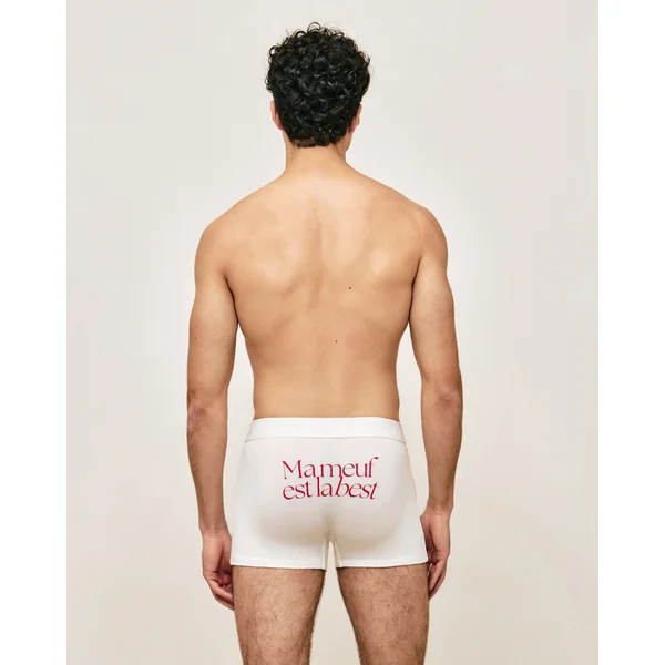 Boxer en coton "Ma meuf est la best
