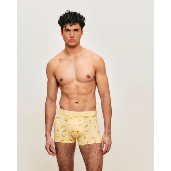 Boxer en coton motifs bananes