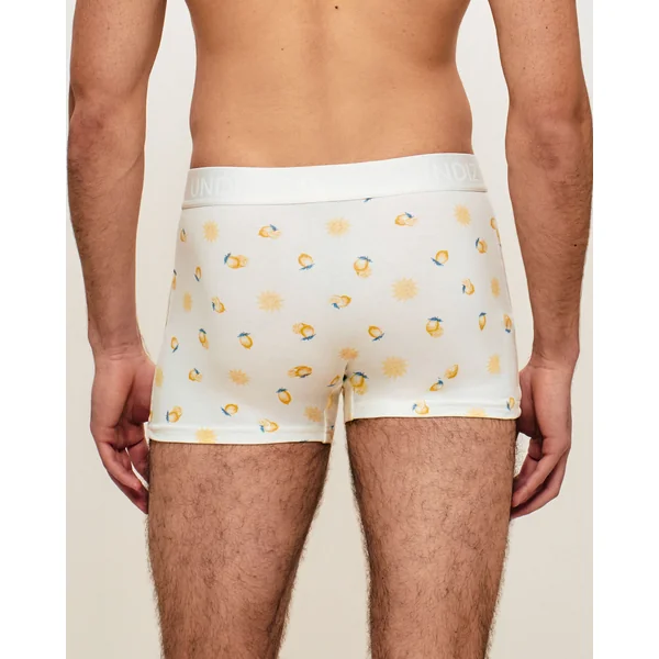 Boxer en coton motifs citrons