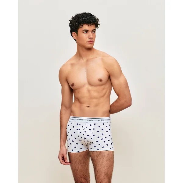 Boxer en coton motifs coeurs