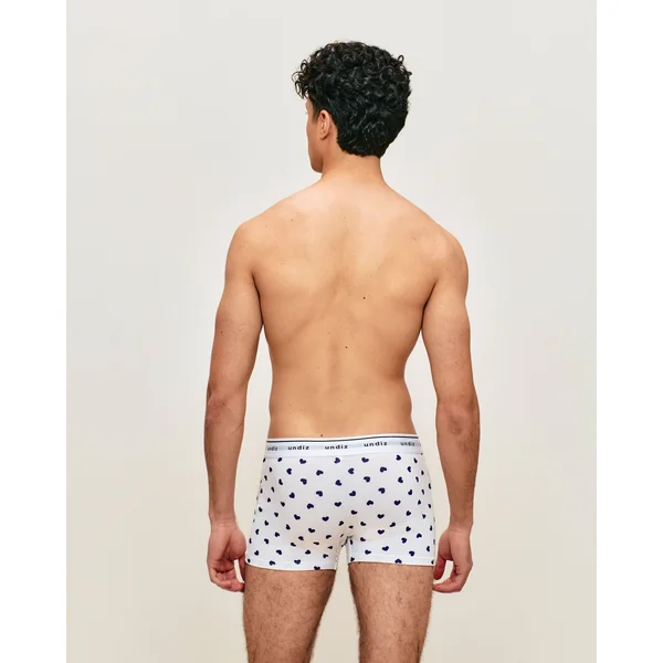Boxer en coton motifs coeurs