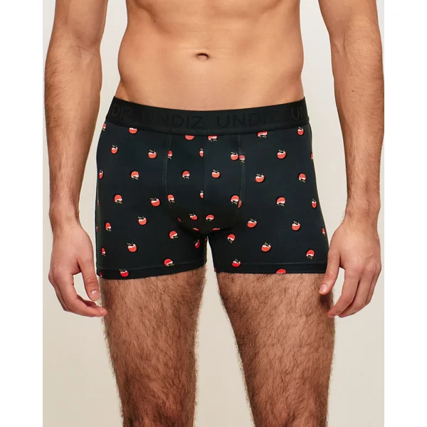 Boxer en coton motifs pommes