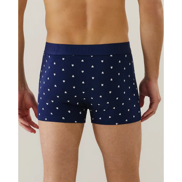 Boxer en coton à motifs