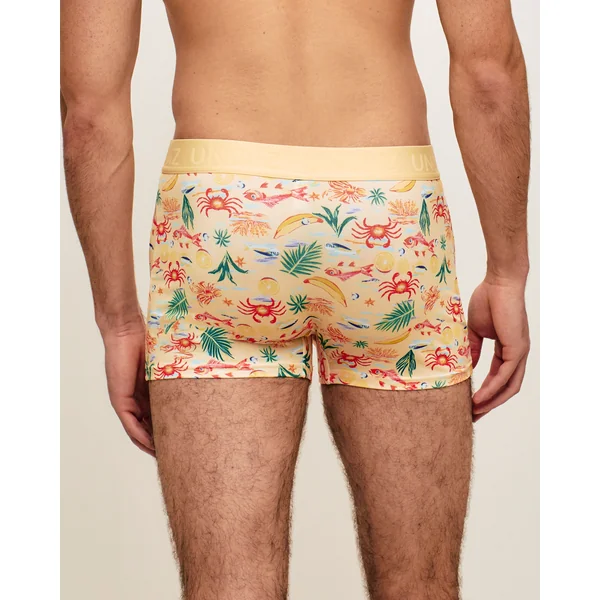 Boxer en microfibre motifs crustacés