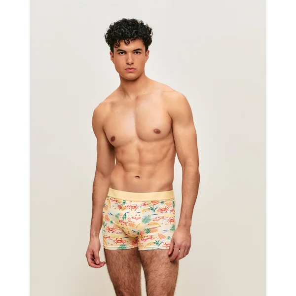 Boxer en microfibre motifs crustacés