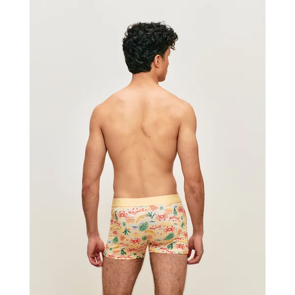 Boxer en microfibre motifs crustacés