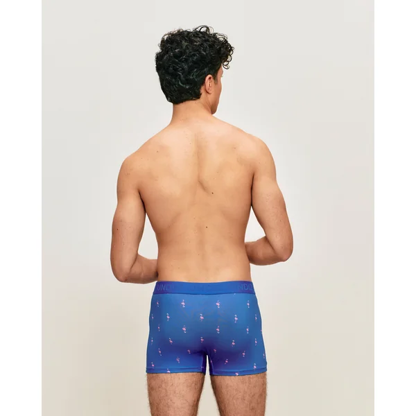 Boxer en microfibre motifs flamants roses