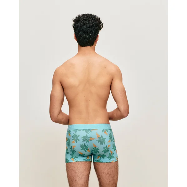Boxer en microfibre motifs palmiers et bananes