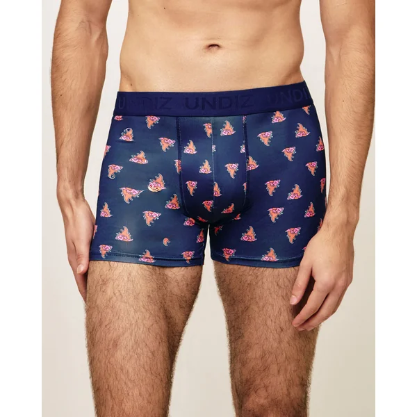 Boxer en microfibre à motifs fantaisie