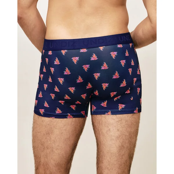Boxer en microfibre à motifs fantaisie