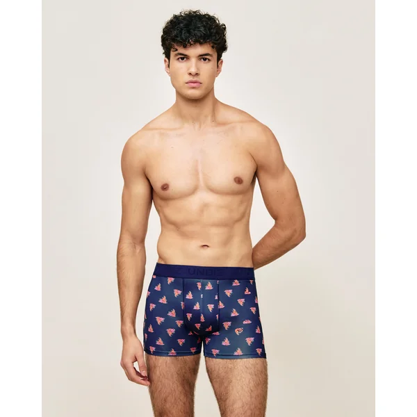 Boxer en microfibre à motifs fantaisie