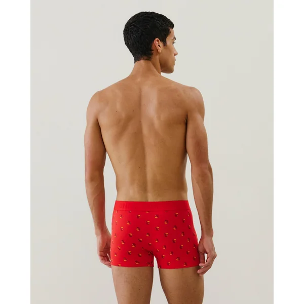 Boxer à motifs en coton