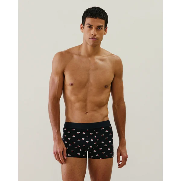 Boxer à motifs en coton