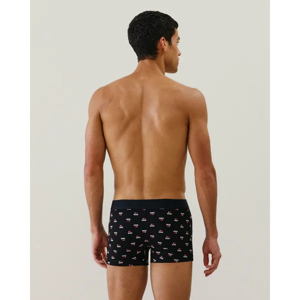 Boxer à motifs en coton
