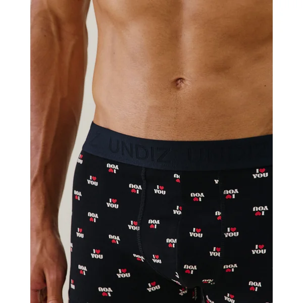 Boxer à motifs en coton