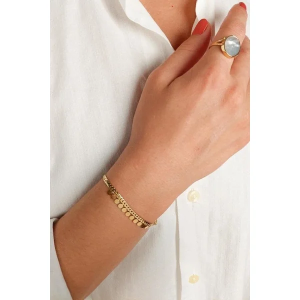 Bracelet Bohème Pampille Doré
