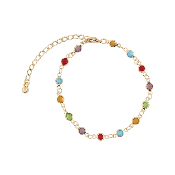 Bracelet de pierres précieuses - Jaune