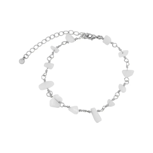 Bracelet en pierre - Gris