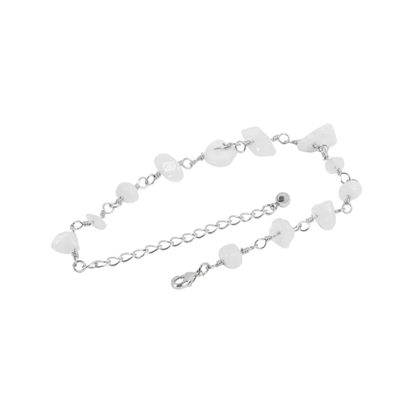 Bracelet en pierre - Gris