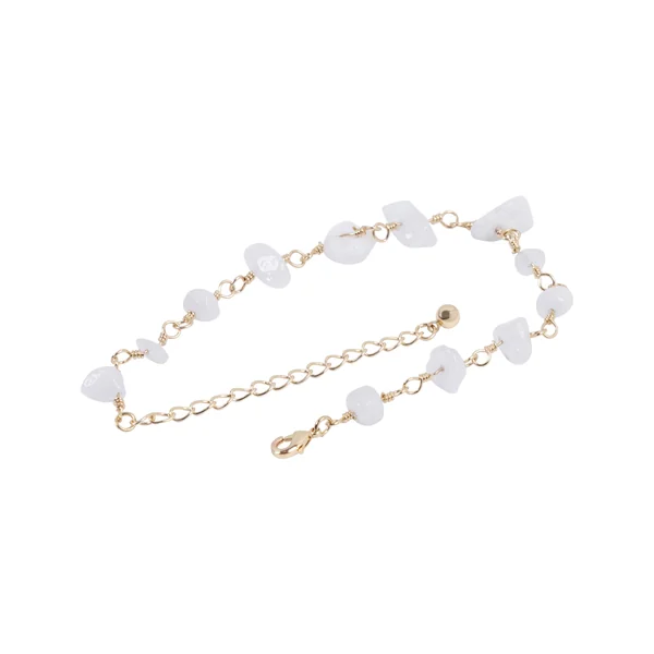 Bracelet en pierre - Jaune
