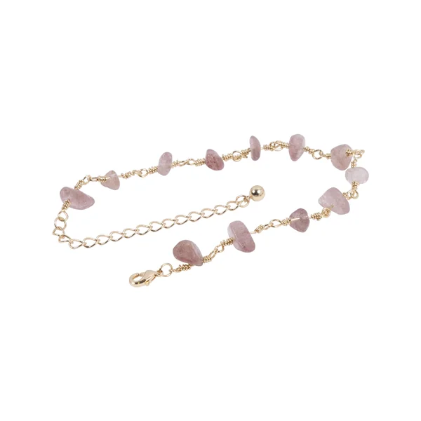 Bracelet en pierre - Rose