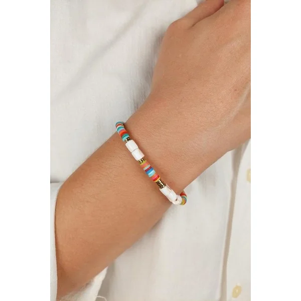 Bracelet Perles Heishi Coquillage