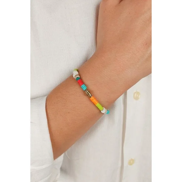 Bracelet Perles Heishi Multicolore