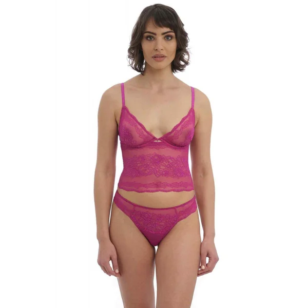 Bralette armatures violet Wacoal lingerie Ravissant en nylon Wacoal lingerie