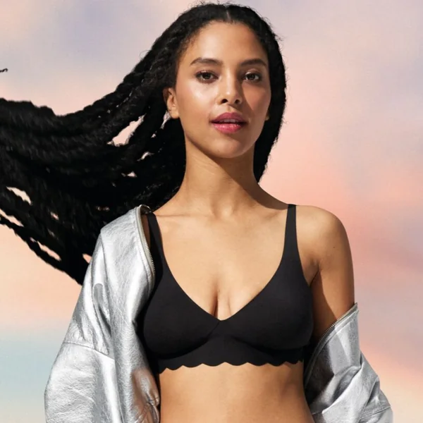 Bralette microfibre Noir Sloggi