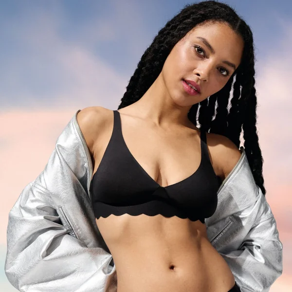 Bralette microfibre Noir Sloggi