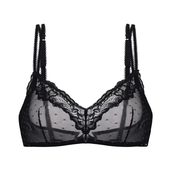 Bralette non rembourrée noir Dorina