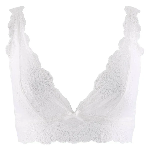 Bralette sans armatures Aubade DANSE DES SENS opale en dentelle Aubade Danse Des Sens