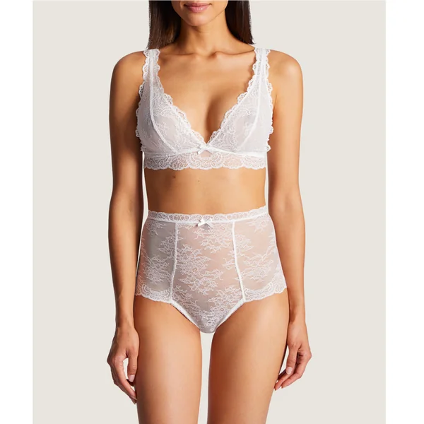 Bralette sans armatures Aubade DANSE DES SENS opale en dentelle Aubade Danse Des Sens