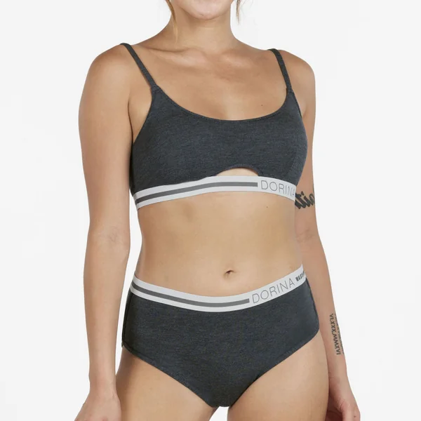 Bralette sans armatures bleue Dorina