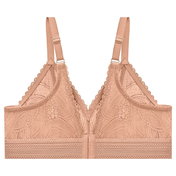Bralette sans armatures en dentelle 7012 cappuccino