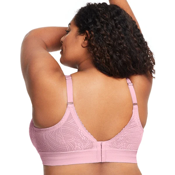Bralette sans armatures en dentelle 7012 mauve pale