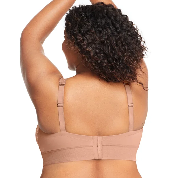 Bralette sans armatures en dentelle à décolleté 7013 cappuccino