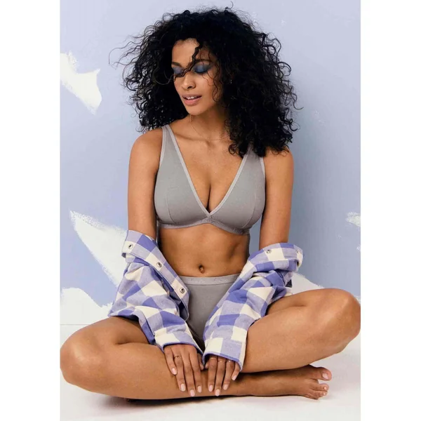 Bralette sans armatures - Freya Grise en nylon Freya