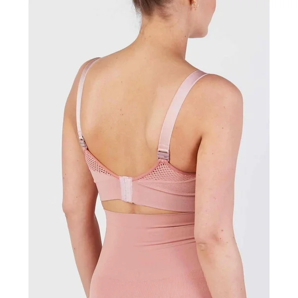 Brassière d'allaitement sport rose Cache Coeur Lingerie Woma Cache Coeur